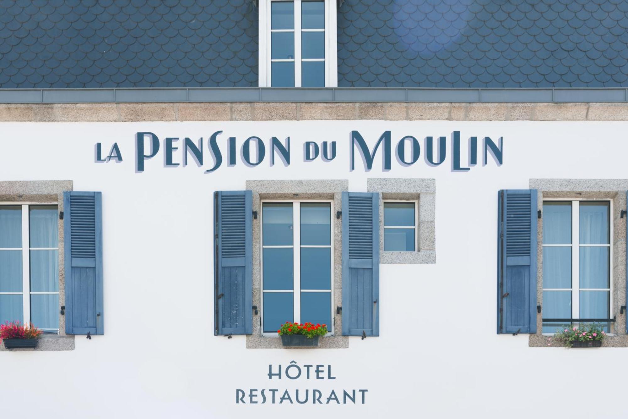Logis Hotel Et Restaurant La Pension Du Moulin Понт-Авен Экстерьер фото